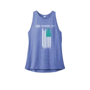 Cynergy Flag Ladies Tri-Blend Wicking Tank