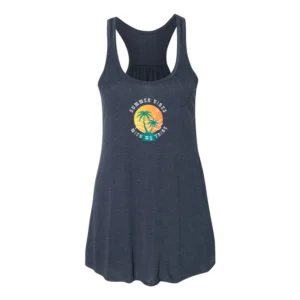 Summer Vibes Flowy Racerback Tank