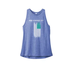 Cynergy Flag Ladies Tri-Blend Wicking Tank