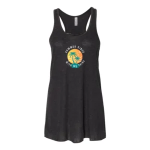 Summer Vibes Flowy Racerback Tank